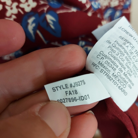 Madewell Button-Back printed flowy mini dress in Antique Flora Size XS - Picture 10 of 11